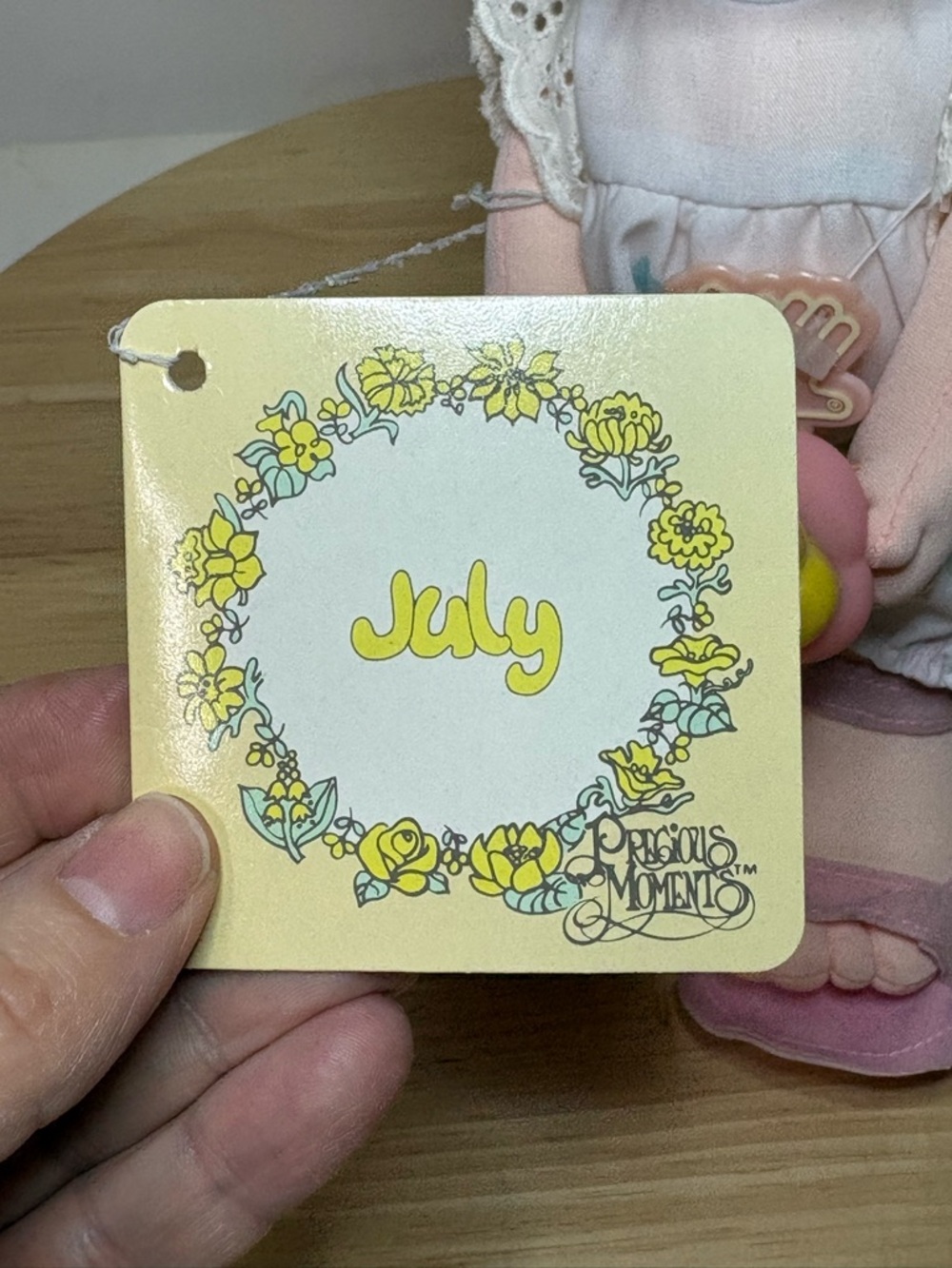 Precious Moments July Plush Doll 1987 16019 Collectible - Picture 8 of 16